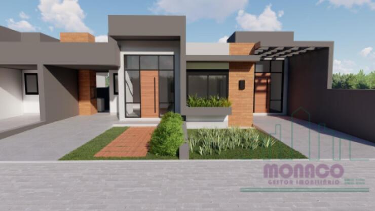 Casas em construção no Bairro União