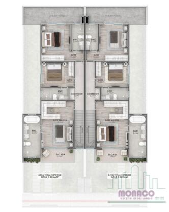 Sobrado de LUXO em praia paradisíaca