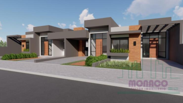 Casas em construção no Bairro União