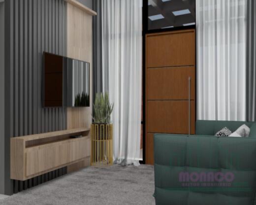 Casas em construção no Bairro União