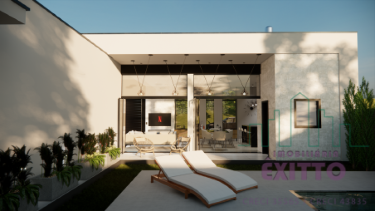 CASA PLANA 3 DORMITÓRIOS