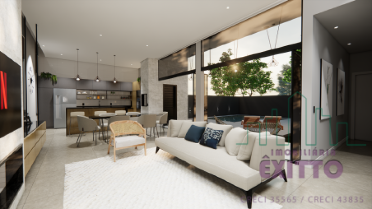 CASA PLANA 3 DORMITÓRIOS